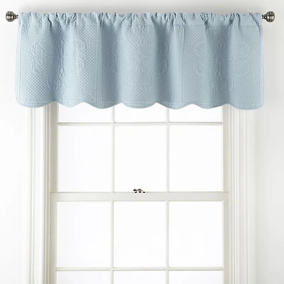 Hudson & Main Audrey Rod Pocket Scallop Valance