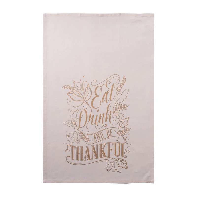 Design Imports Fall Be Thankful 2-pc. Dish Cloth Set