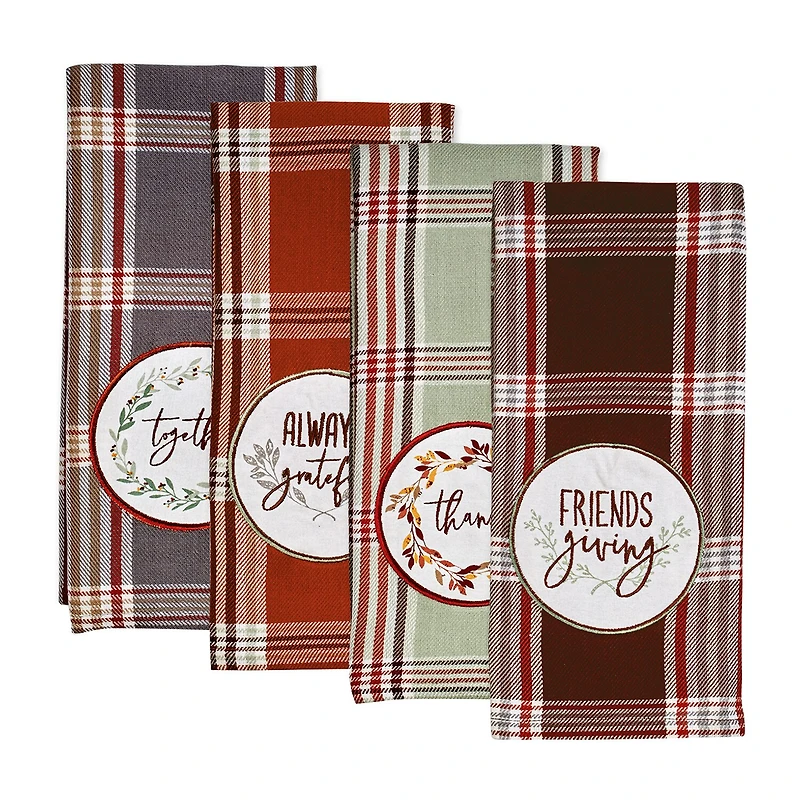 Design Imports Gathered Together 4-pc. Dish Cloth