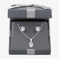 3 CT. T.W. Lab Grown White Diamond 14K Gold Round Jewelry Set