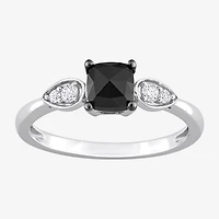 Womens 1 / CT. T.W. Natural Diamond 14K Gold Cushion Engagement Ring