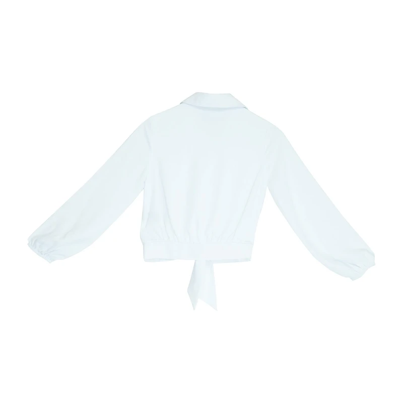 Byer California Little & Big Kid Girls Long Sleeve Camp Shirt