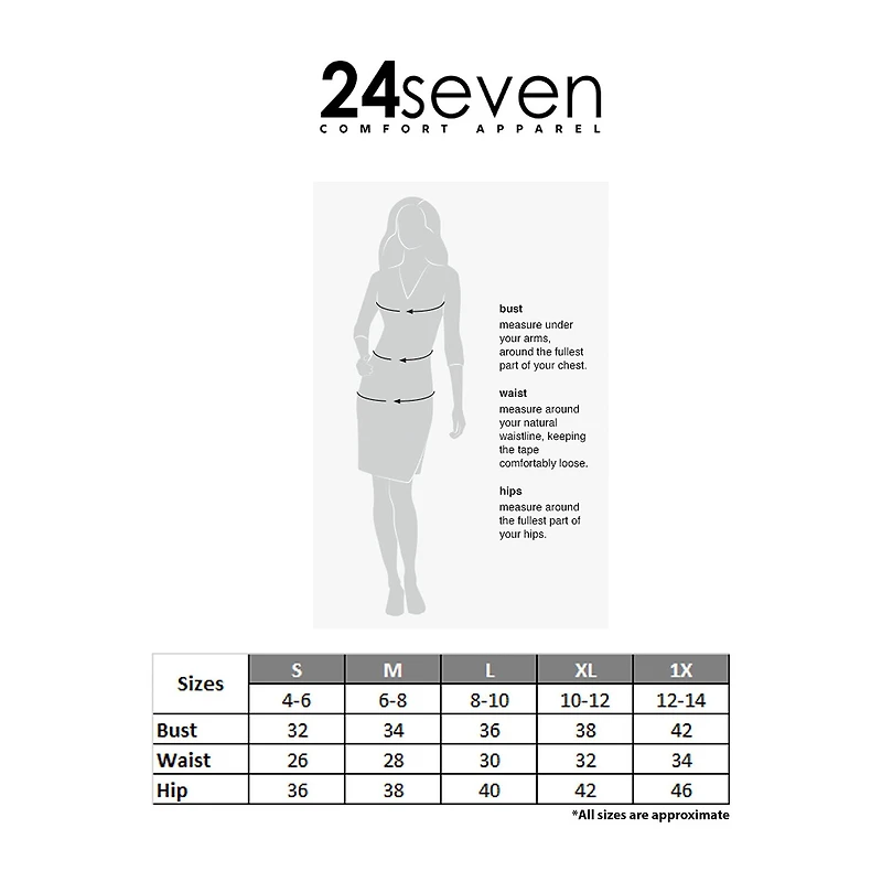 24seven Comfort Apparel Womens Scoop Neck Long Sleeve Tunic Top