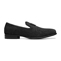 Stacy Adams Swagger Plain Toe Stud Mens Round Closed Toe Slip-On Shoe