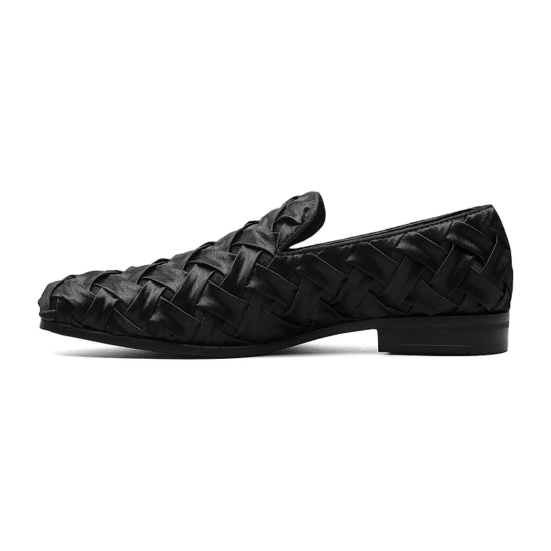 Stacy Adams Savoir X-Cross Texti Mens Round Closed Toe Slip-On Shoe