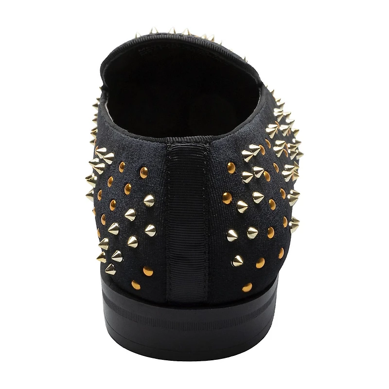 Stacy Adams Sabert Spike & Stud Mens Square Closed Toe Slip-On Shoe