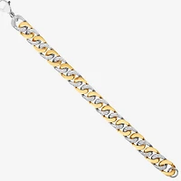 Mens Stainless Steel 9 Inch Curb Chain Bracelet