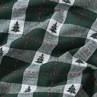 Elrene Home Fashions Sherwood Tree Dobby Cotton Rectangle Tablecloth