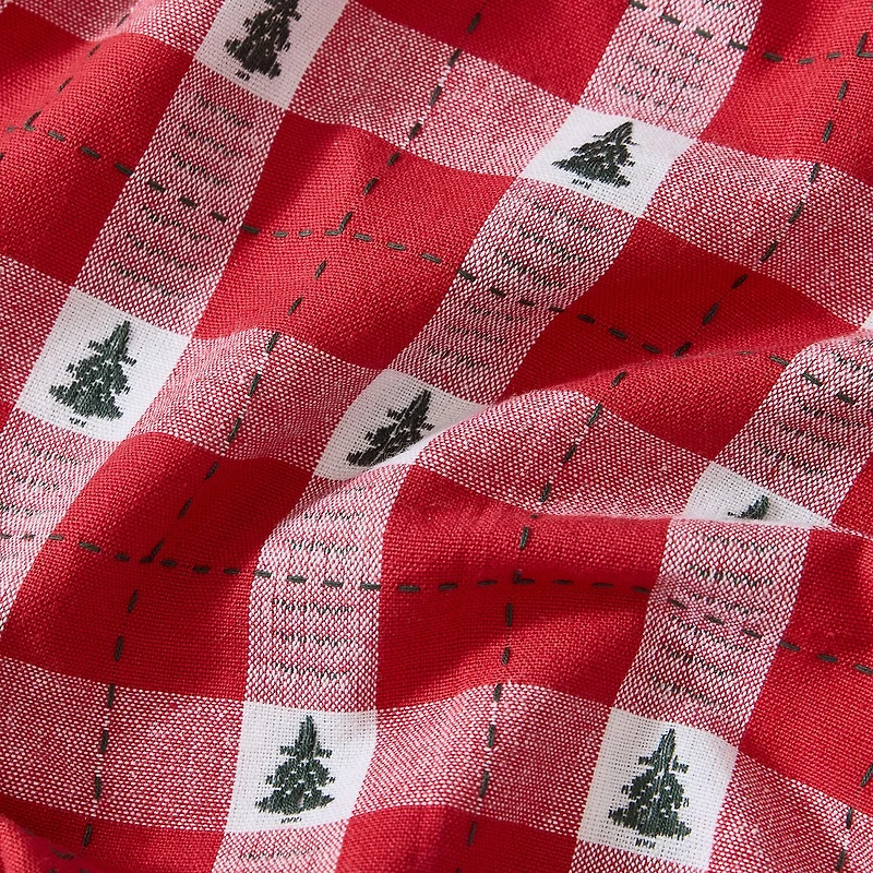 Elrene Home Fashions Sherwood Tree Dobby Cotton Oval/Round Tablecloths