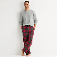 St. John's Bay Mens Big and Tall Microfleece Pajama Pants