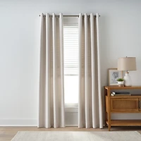 Regal Home Dimensions Solid Grommet Top Energy Saving Blackout Single Curtain Panel