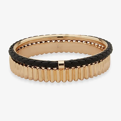 Worthington Gold Tone Womens 2-pc. Bracelet Set