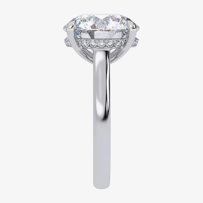 Signature By Modern Bride (G, Vs2-Si1) Womens 8 1/4 Ct. T.W. Lab Grown White Diamond 14K Gold Round Solitaire Engagement Ring