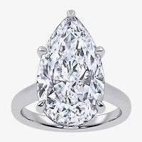 Signature By Modern Bride (G / Vs2-Si1) Womens 8 1/4 Ct. T.W. Lab Grown White Diamond 14K Gold Pear Solitaire Engagement Ring