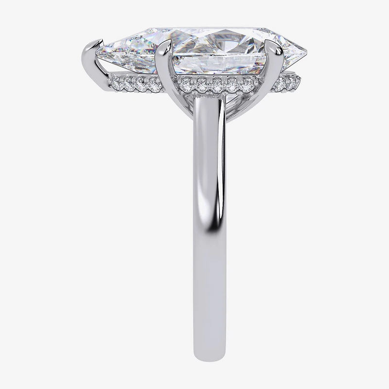 Signature By Modern Bride (G / Vs2-Si1) Womens 8 1/4 Ct. T.W. Lab Grown White Diamond 14K Gold Pear Solitaire Engagement Ring