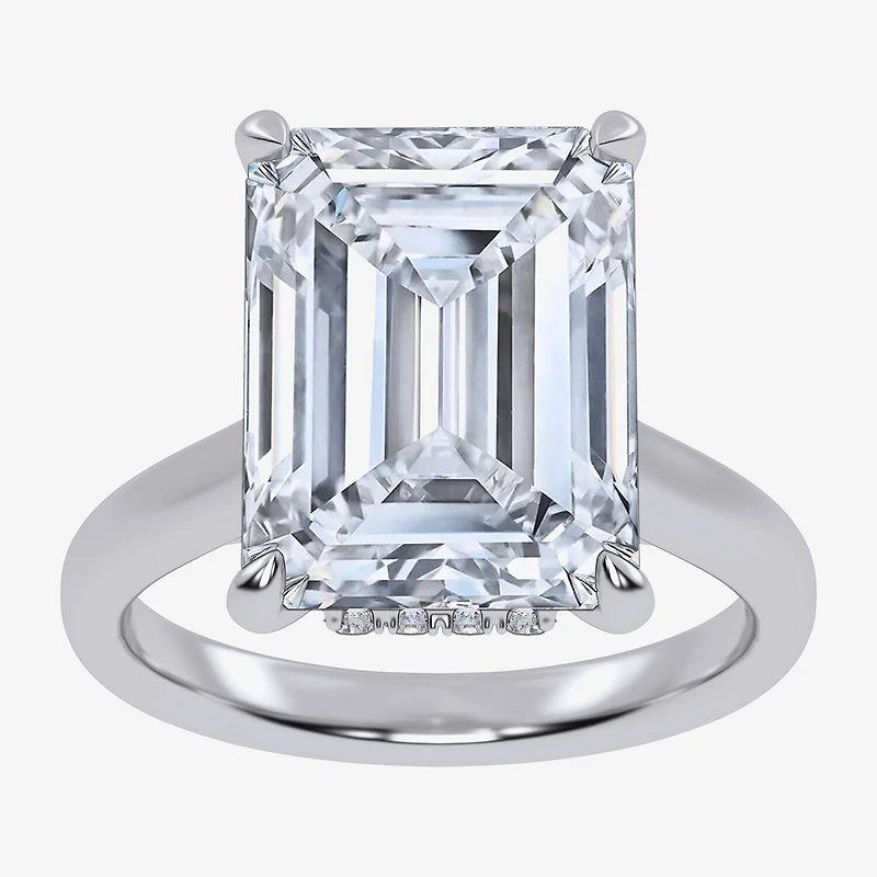 (G / Vs2-Si1) Womens 8 1/4 Ct. T.W. Lab Grown White Diamond 14K Gold Solitaire Engagement Ring