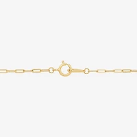 Gold Addiction Womens 10K Gold 7.25 Inch Solid Chain Bracelet