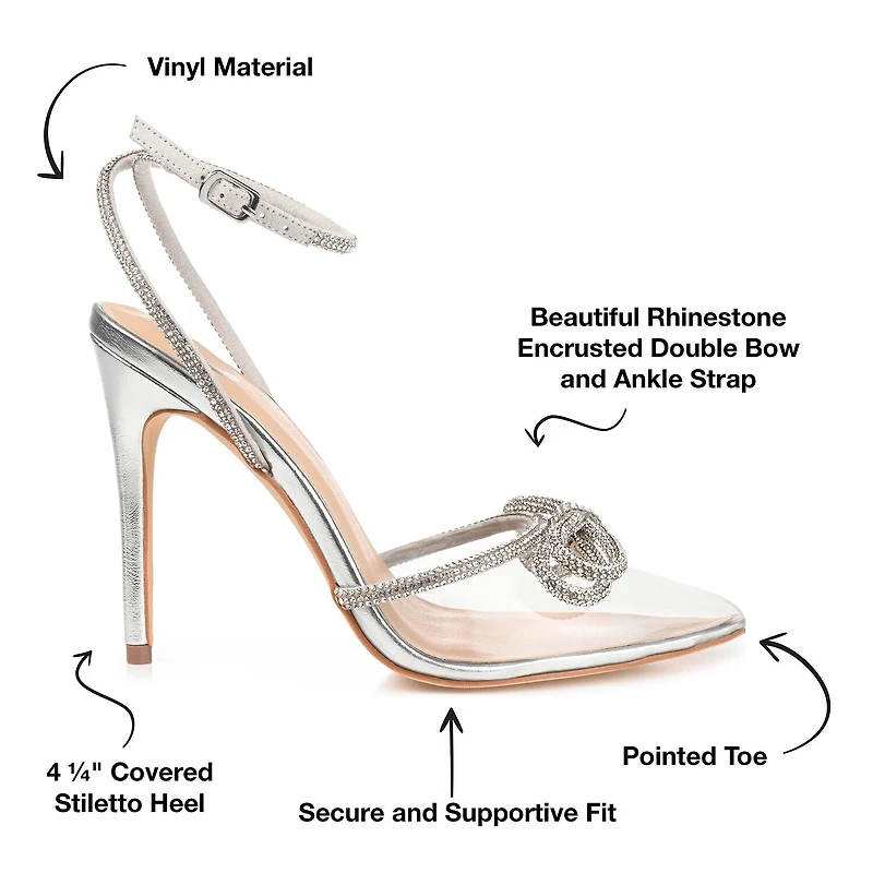 Journee Collection Gracia Womens Pointed Closed Toe Stiletto Heel Pumps