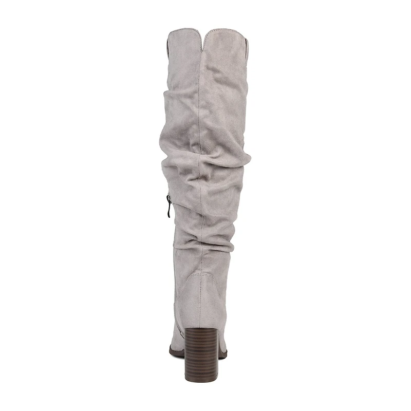 Journee Collection Womens Aneil Stacked Heel Knee Boots