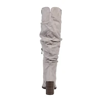 Journee Collection Womens Aneil Stacked Heel Knee Boots