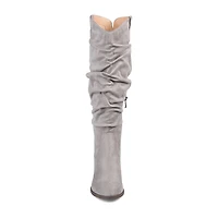 Journee Collection Womens Aneil Stacked Heel Knee Boots