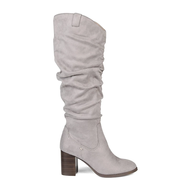 Journee Collection Womens Aneil Stacked Heel Knee Boots