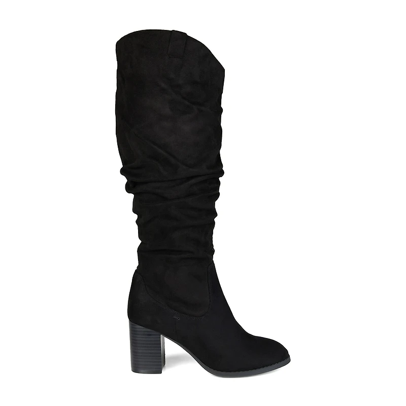Journee Collection Womens Aneil Stacked Heel Knee Boots