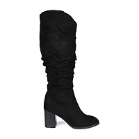 Journee Collection Womens Aneil Stacked Heel Knee Boots