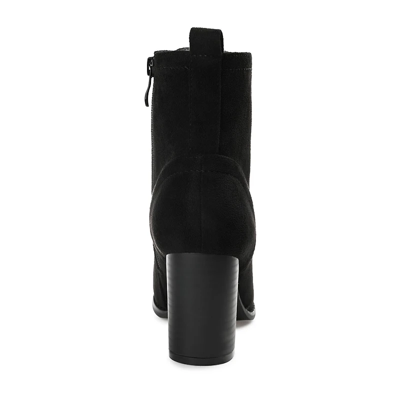 Journee Collection Womens Baylor Stacked Heel Booties