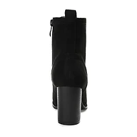 Journee Collection Womens Baylor Stacked Heel Booties