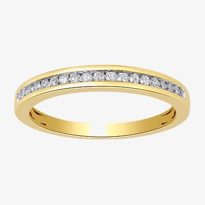 1/ CT.T.W. Natural Diamond 14K Gold Wedding Band