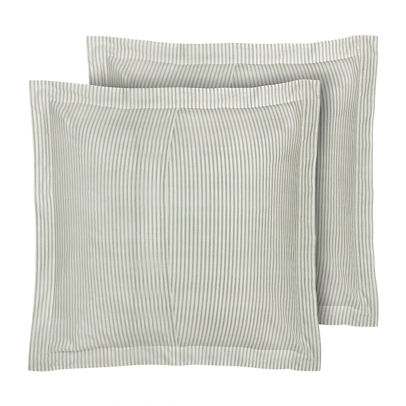 Laura Ashley Ticking Stripe Euro Sham