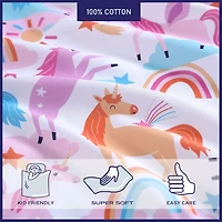 Poppy & Fritz Unicorn Deep Pocket Sheet Set