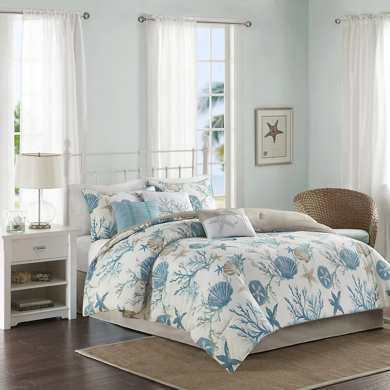 Madison Park Pacific Grove 7-pc. Cotton Comforter Set