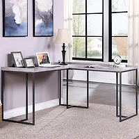 Furniture of America™ Coach L-Shape Writing Desk