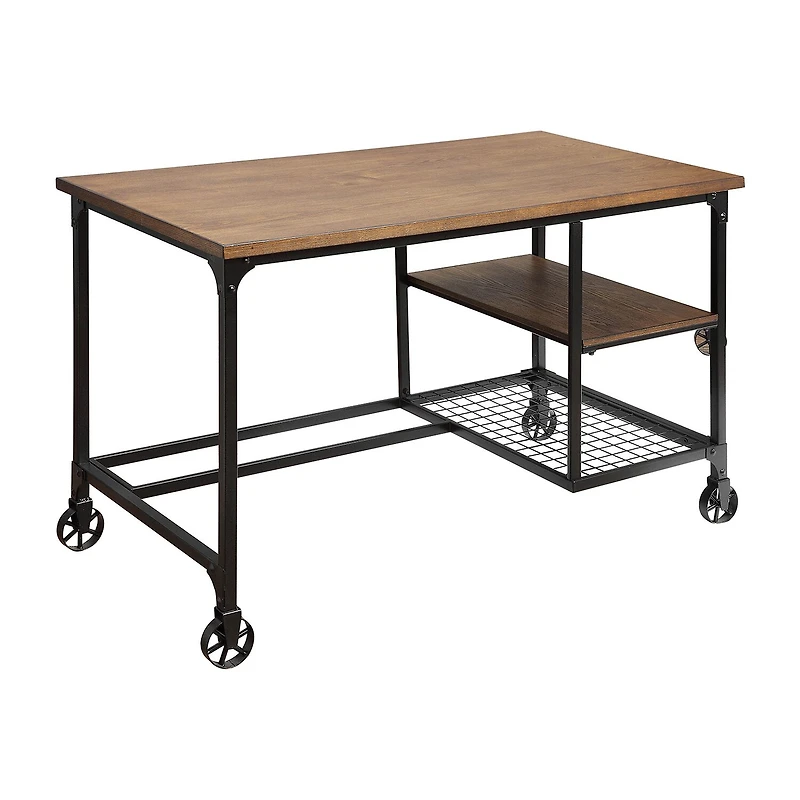 Furniture of America™ Deller 2 Shelves Writing Desk