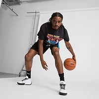 PUMA Mens Moisture Wicking 10" Basketball Short