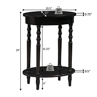 Convenience Concepts Classic Living Room Collection End Table