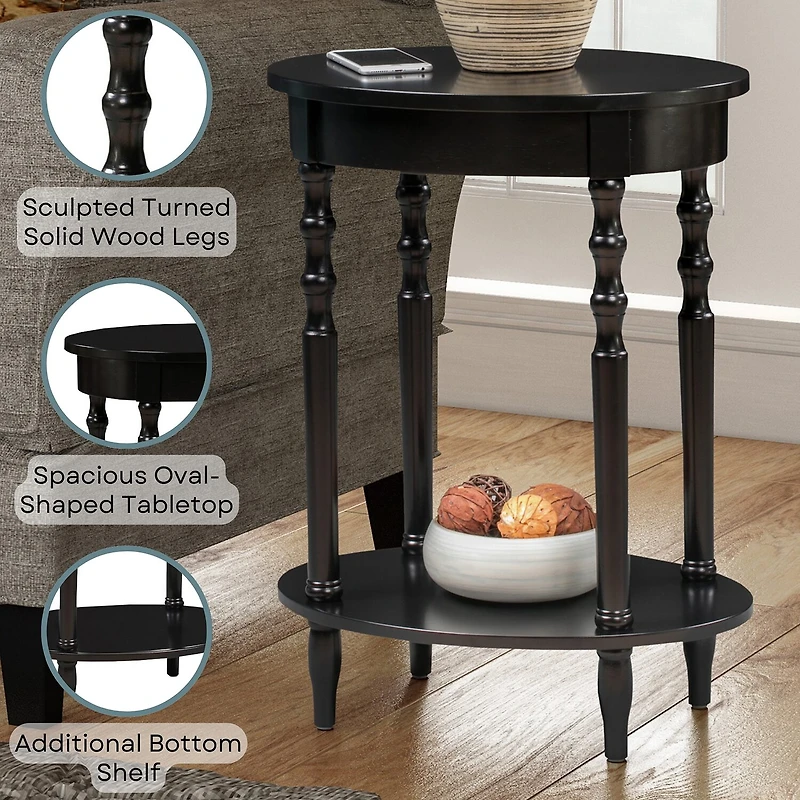 Convenience Concepts Classic Living Room Collection End Table