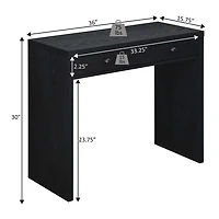 Convenience Concepts Northfield Office And Library Collection Writing Desk