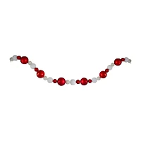 Northlight 3-Finish Red And White Christmas Indoor Garland
