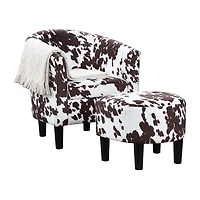 Churchill Chair + Ottoman Set