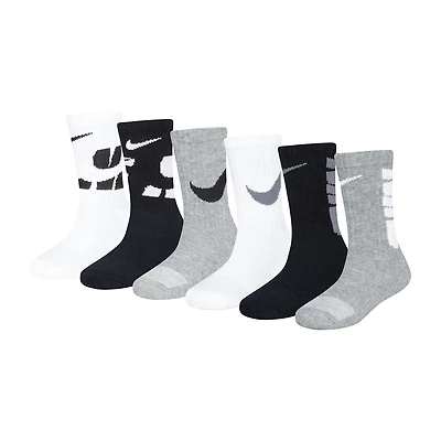 Nike Little & Big Kid Boys 6 Pair Crew Socks