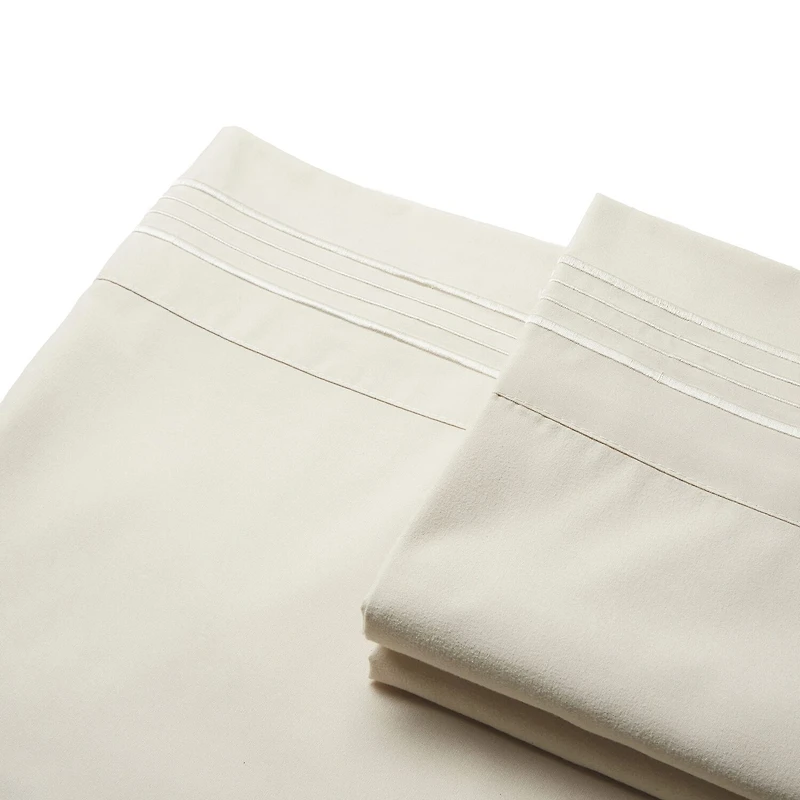 Linum Home Textiles 1800tc Wrinkle Resistant Standard Pillowcase pair