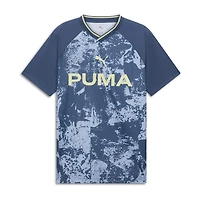 PUMA Essential Mens V Neck Short Sleeve Moisture Wicking Jersey