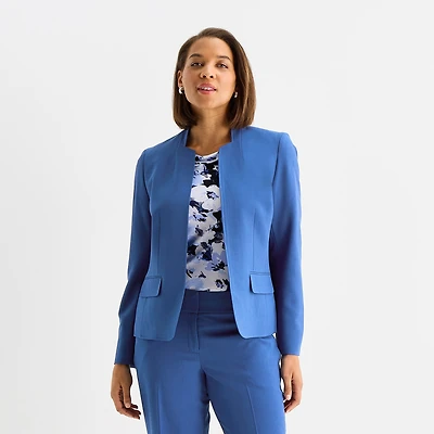 Black Label by Evan-Picone Womens Classic Fit Suit Jacket
