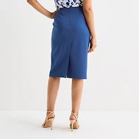 Black Label by Evan-Picone Womens Suit Skirt