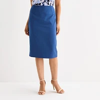 Black Label by Evan-Picone Womens Suit Skirt