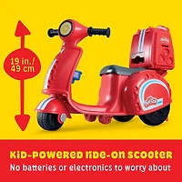 Play-Doh Pizza Delivery Kids Scooter Playset