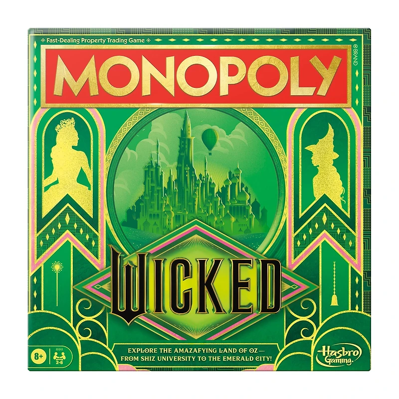 Hasbro Monopoly Wicked Edition Wicked 100-pc. Board Game